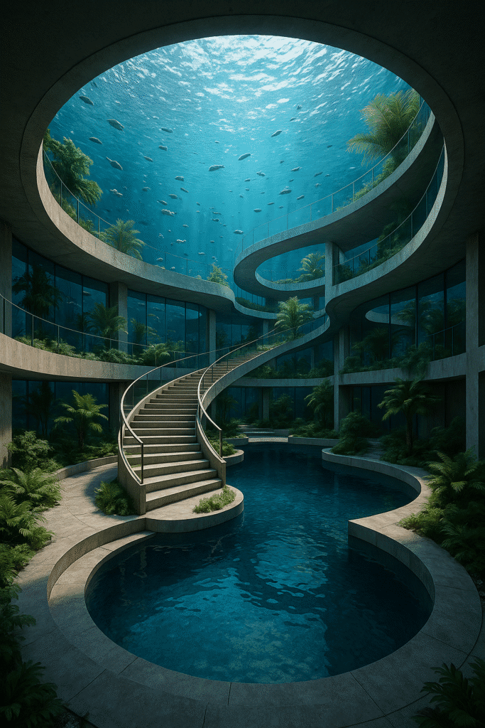 underwater atrium architecture